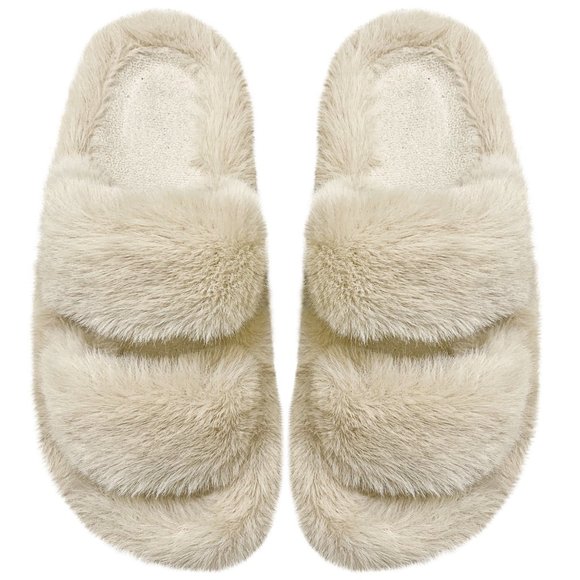 B. Encore Slippers for Woman. Soft Indoor Outdoor Open Toe Winter Slippers - Picture 1 of 5